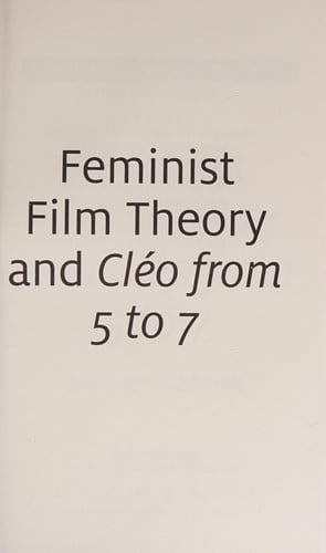 Feminist film theory and Cléo from 5 to 7