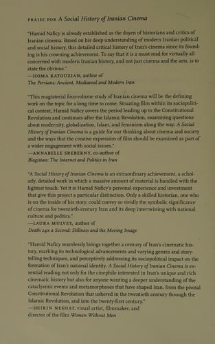 A social history of Iranian cinema