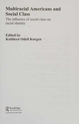 Multiracial Americans and social class