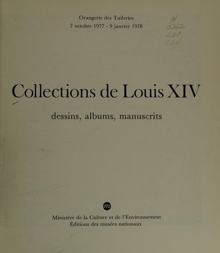 Collections de Louis XIV