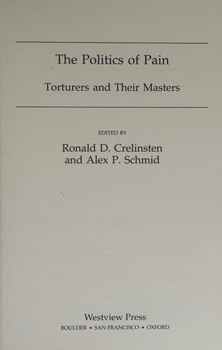 The politics of pain