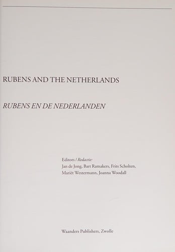 Rubens and the Netherlands =