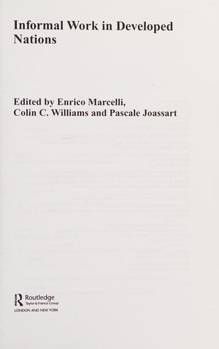 Informal work in developed nations