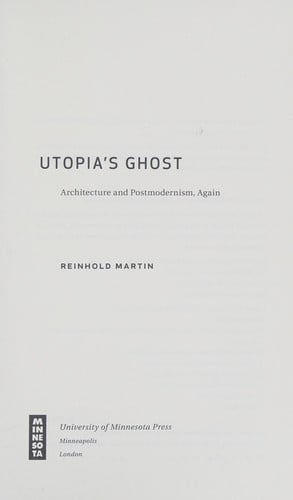 Utopia's ghost