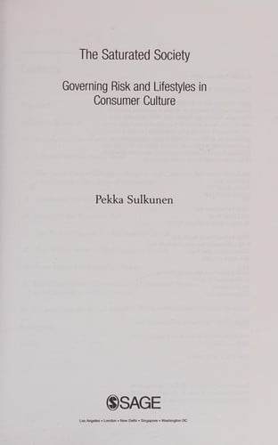 The saturated society