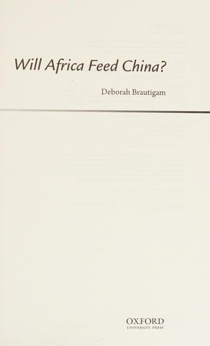 Will Africa feed China?