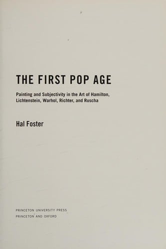 The first Pop age
