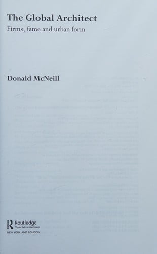 The global architect