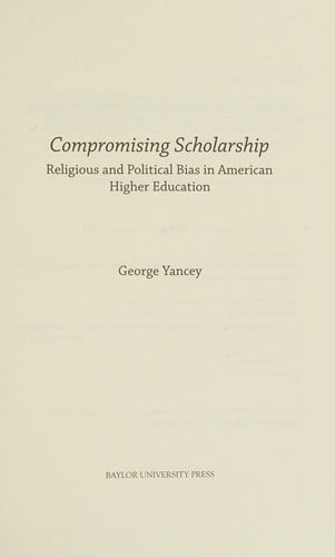 Compromising scholarship