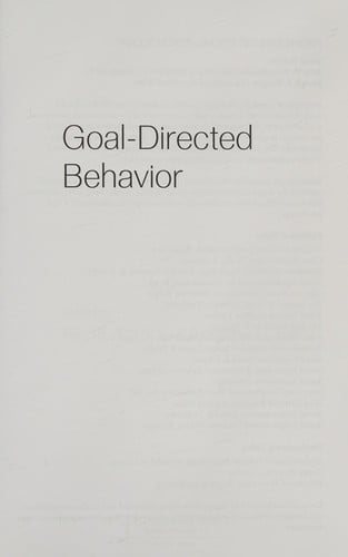 Goal-directed behavior