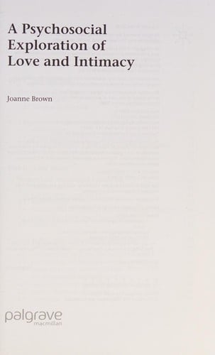 PSYCHOSOCIAL EXPLORATION OF LOVE AND INTIMACY