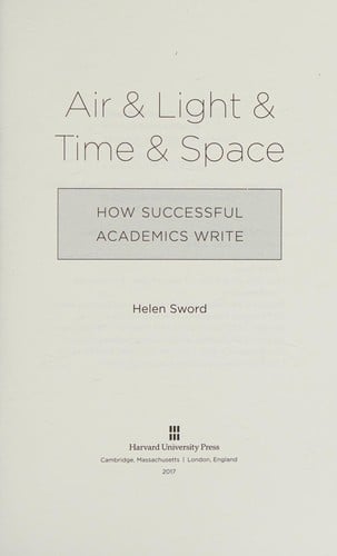 Air & light & time & space