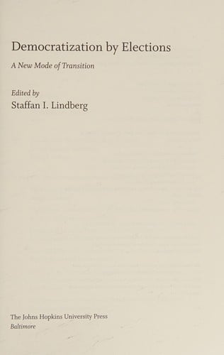 Democratization by election