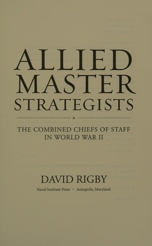 Allied master strategists