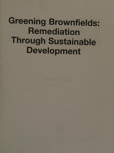 Greening brownfields