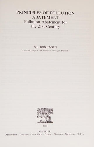 Principles of pollution abatement