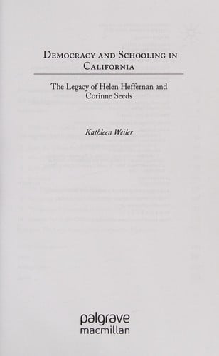 Democracy and schooling in California