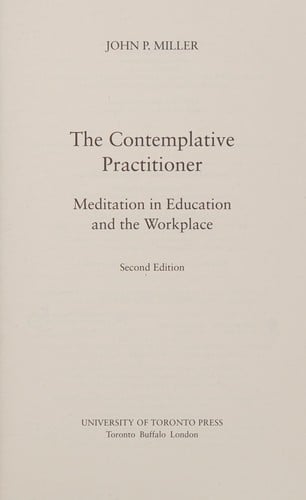 The contemplative practitioner