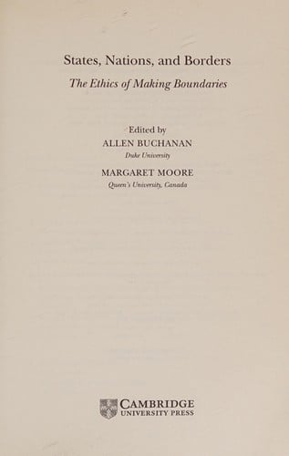 States, nations, and borders