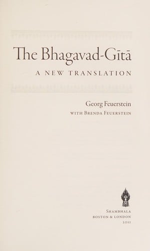 The Bhagavad-Gita