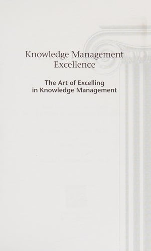 Knowledge Management Excellence