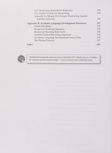 ELL shadowing as a catalyst for change