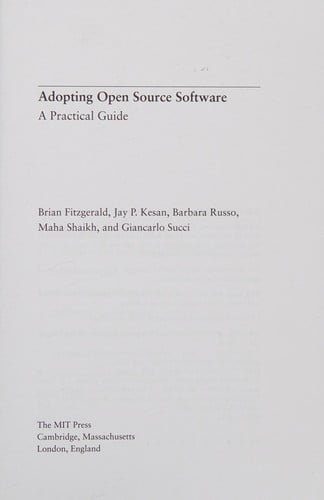 Adopting open source software