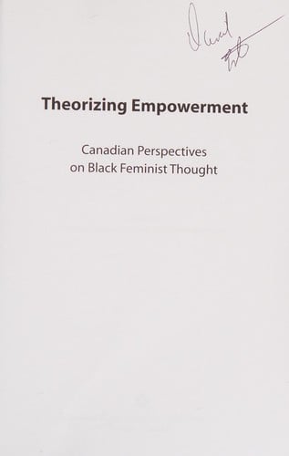 Theorizing empowerment