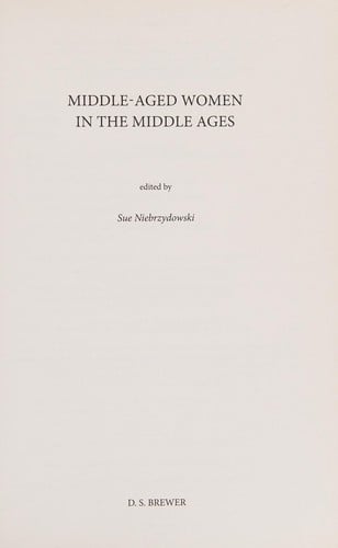 Middle-aged women in the Middle Ages