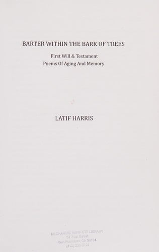 Barter within the bark of trees