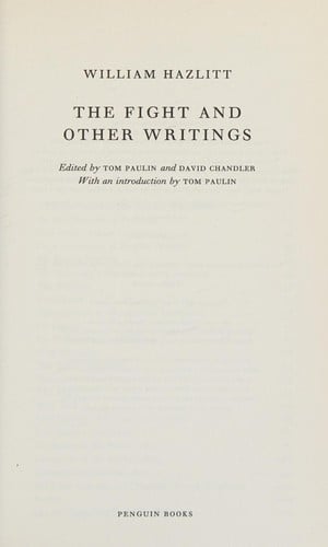 The fight and other writings
