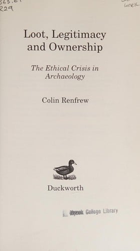 Loot, legitimacy and ownership