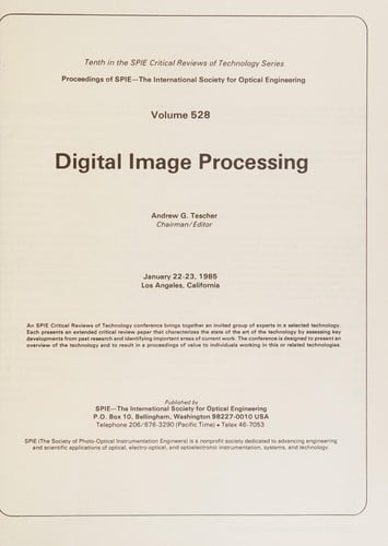 Digital image processing