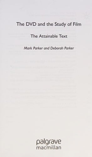 The DVD and the study of film