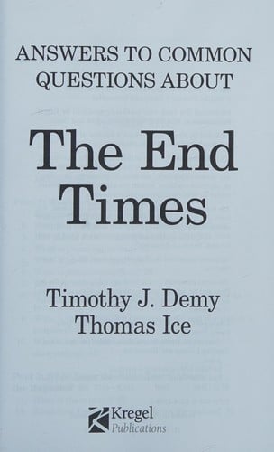 Answers to common questions about the end times