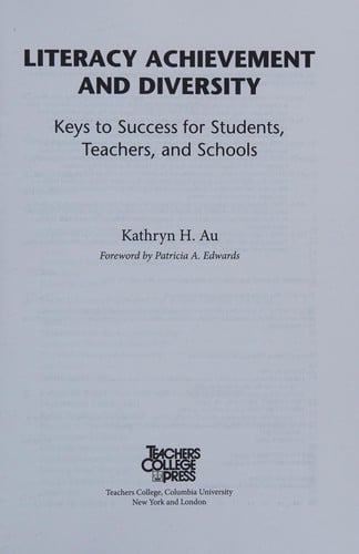 Literacy achievement and diversity