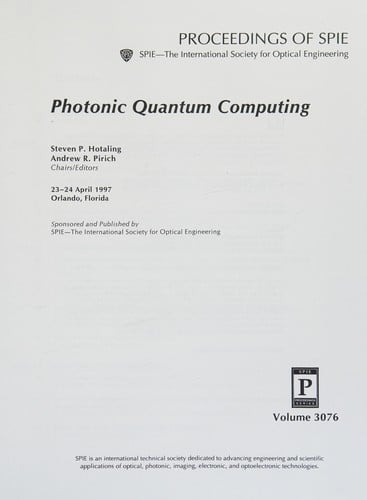 Photonic quantum computing