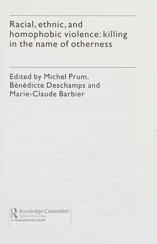 Racial, ethnic, and homophobic violence