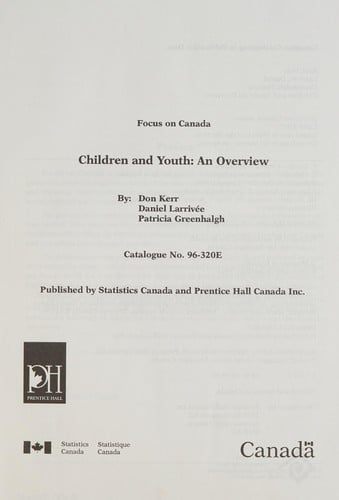 Children and youth: an overview