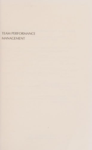 Team performance management