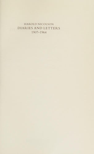 The Harold Nicolson diaries