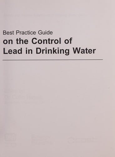 Best practice guide on the control of lead in drinking water