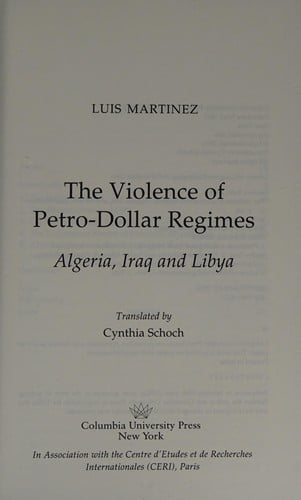 The violence of petro-dollar regimes