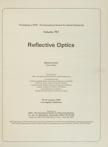 Reflective optics