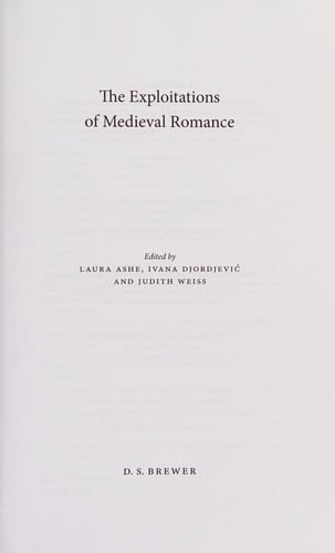 The exploitations of medieval romance
