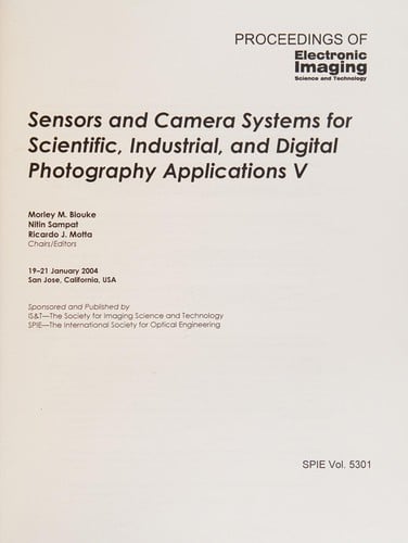 Sensors and camera systems for scientific, industrial, and digital photography applications V