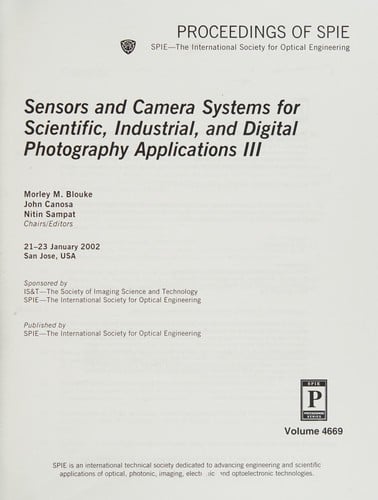 Sensors and camera systems for scientific, industrial, and digital photography applications III