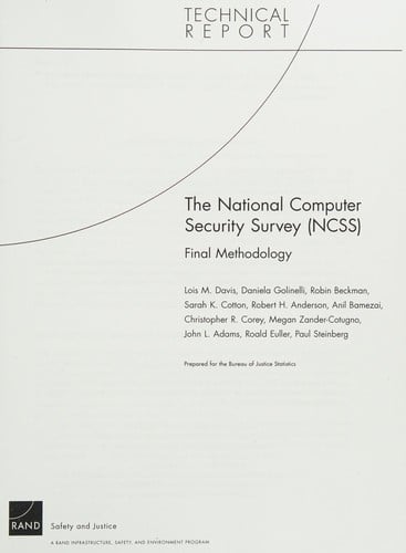 National computer security survey