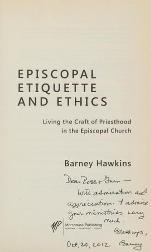 Episcopal etiquette and ethics