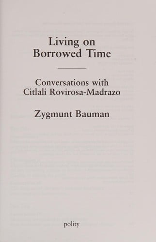 Living on borrowed time